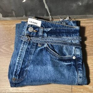 Frame High-Rise Wide Leg Jeans size 26